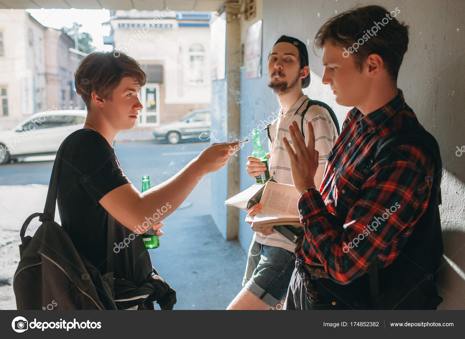 teenage-bad-influence-refusal-smoking-urban-youth-stock-photo-by
