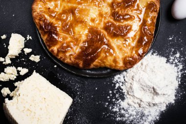 Gürcü mutfağı hazır yapılmış khachapuri
