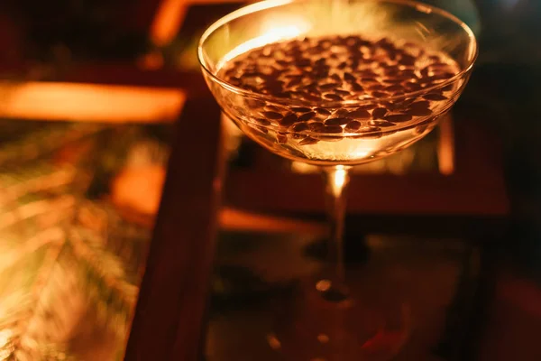 Taça de champanhe Natal celebração festa bebidas — Fotografia de Stock