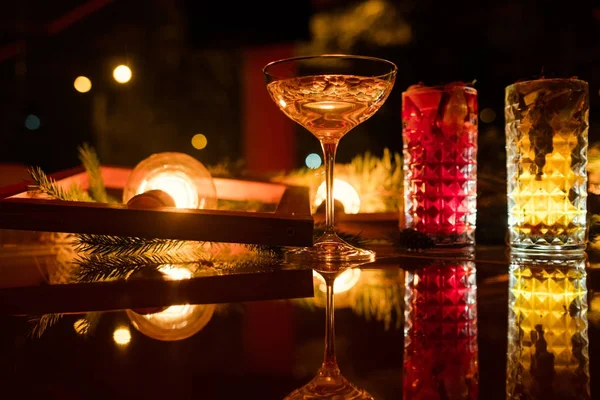 Pesta bar minuman minuman yang menyegarkan pesta — Stok Foto