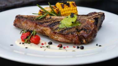 t kemik biftek ızgara Meksika et sulu domuz pirzolası