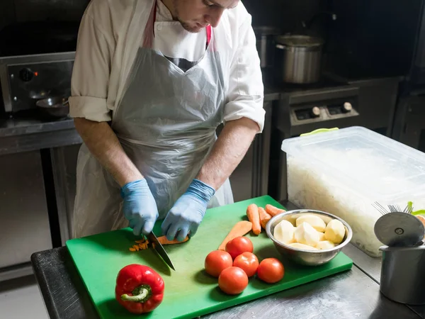 Vegetable meal preparation healthy dish recipe — Stock Photo, Image