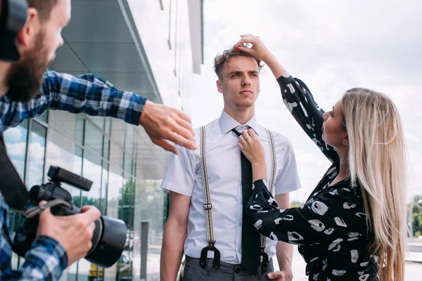 Direzioni fotografo idee creative photoshoot — Foto Stock