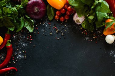 Organik gıda sebze arka plan sağlıklı beslenme