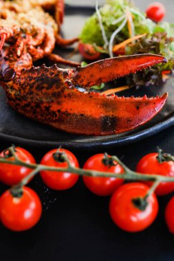 Deniz ürünleri yemek lüks ıstakoz incelik