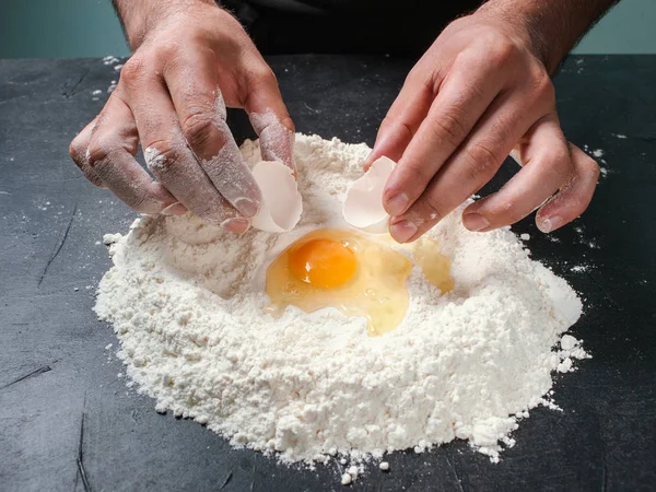 Концепция приготовления пищи рецепт ингредиента пекаря — стоковое фото