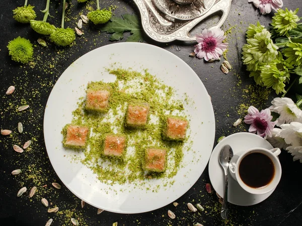 Comida turca postre desayuno café concepto — Foto de Stock
