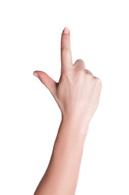 el dokunmatik ekran beyaz arka plan izole