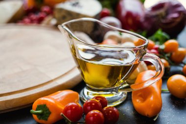 zeytinyağı geleneksel İtalyan salata sosu