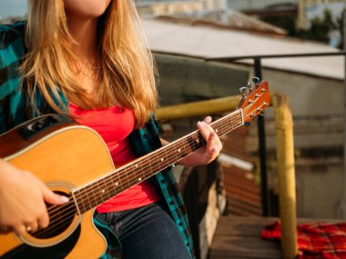 Müzik sanat oyun gitar gerçekleştirmek ilham meslek