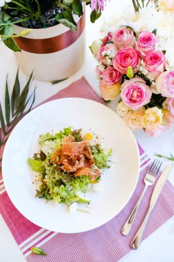 lezzetli celebrative salata Kahvaltı