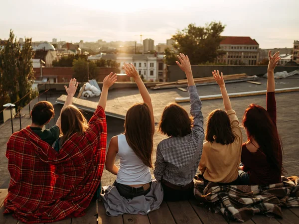 Diversa gente inspiración estilo de vida amistad — Foto de Stock