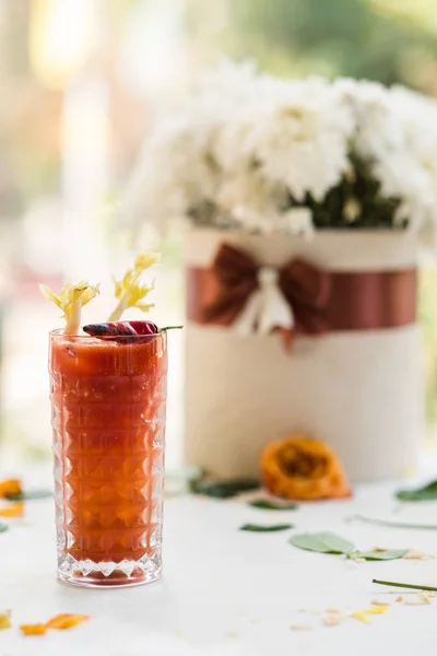bloody mary alcoholic beverage against hangover