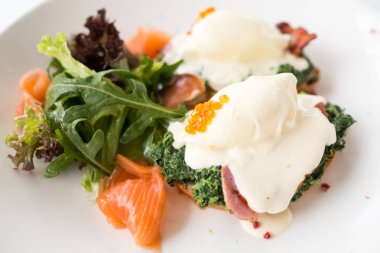 Food arka plan sağlıklı deniz ürünleri yemek