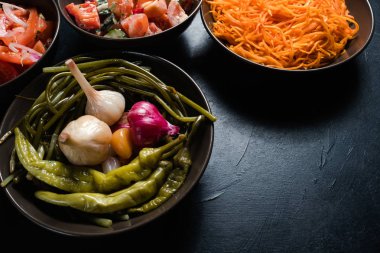 Turşu sebze meze raw food yemek