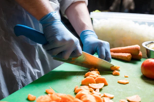 Plantaardige maaltijd voorbereiding gezond schotel recept — Stockfoto