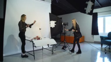 Backstage fotoğraf asistanı softbox Ekipmanı