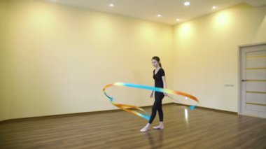 Şerit egzersiz eğitim spor sanat jimnastik