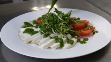 Gıda Restoran sağlıklı yemek yemek salata sosu