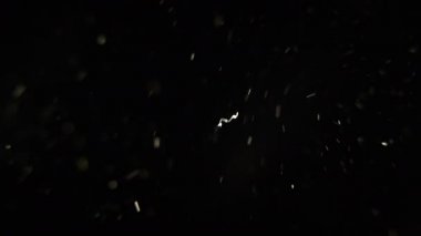 toz parçacık hareketi bulanık bokeh fırtına etkisi