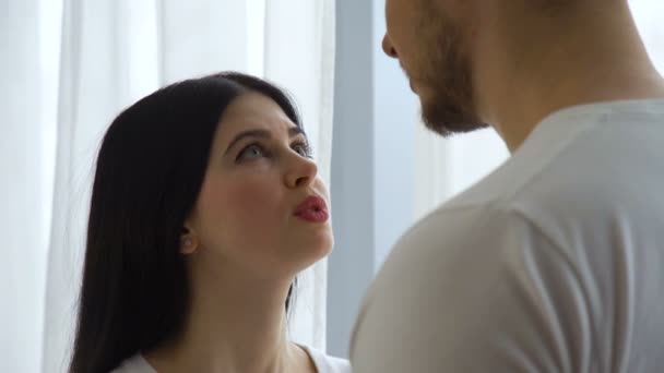 Liebe Beziehung Romantik Paar Kommunikation — Stockvideo