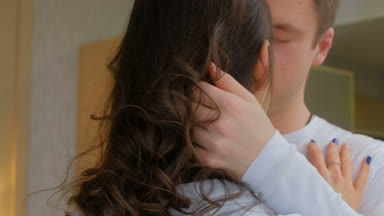 romantik aşk samimiyet çift öpücük şehvetli ihale