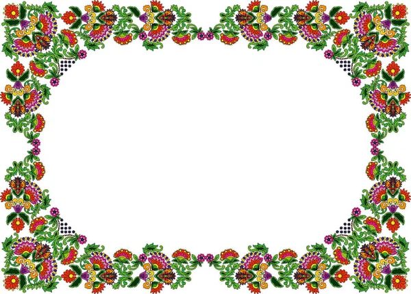 Hungarian beautiful folk art — Stock Vector