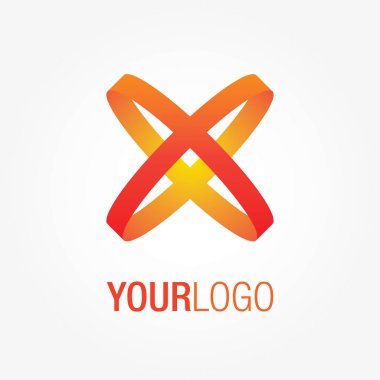 Şirketiniz için soyut vektör logosu.