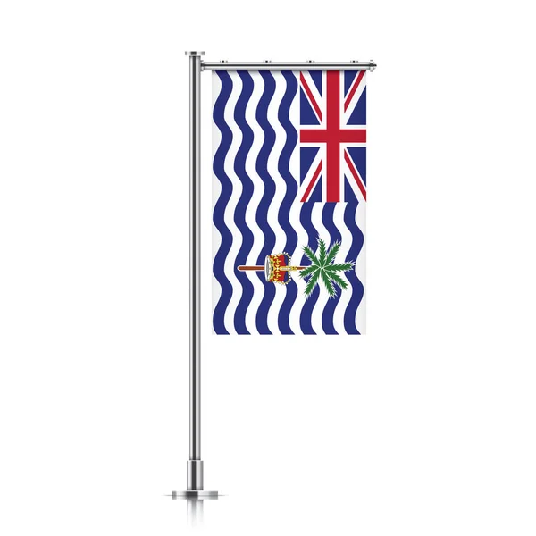 Drapeau du territoire britannique de l'océan Indien . — Image vectorielle