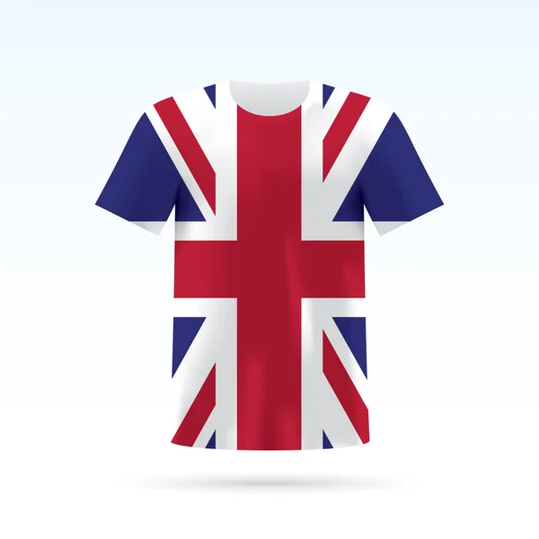 UK flag t-shirt — Stock Vector