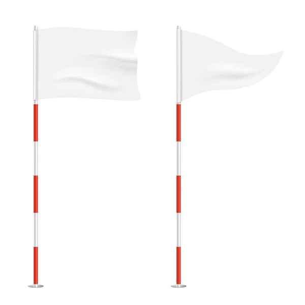 Флаги для гольфа на заднем плане . — стоковый вектор
