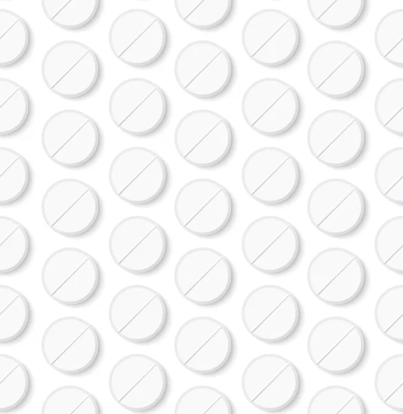 Vector pills seamless pattern. — Stock Vector