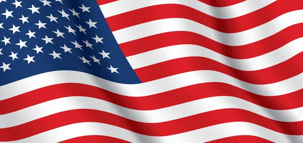 Σημαία διάνυσμα των ΗΠΑ. — Διανυσματικό Αρχείο