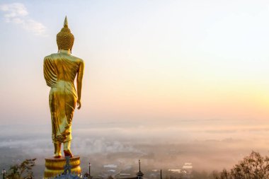 Güneş ışığı ve heykel altın