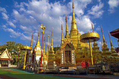  Mimari altın bulutlu güzel