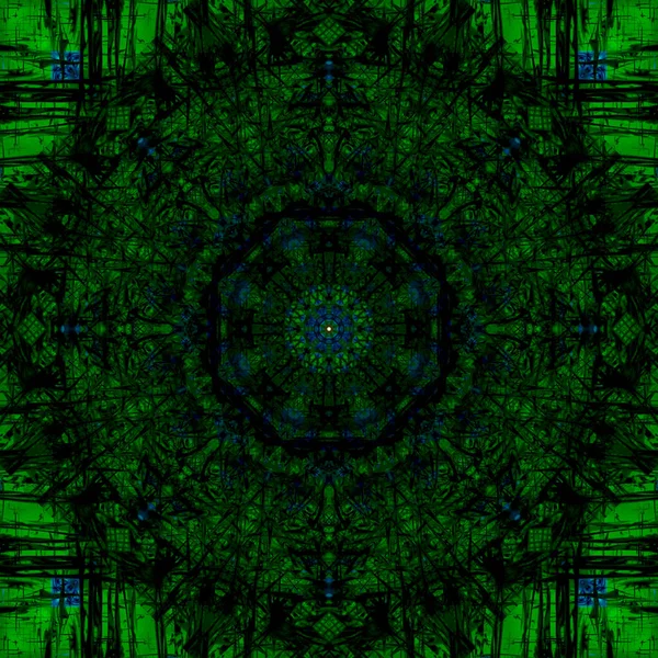 Abstraktní Kaleidoskop Pozadí Krásná Vícebarevná Textura Kaleidoskopu — Stock fotografie
