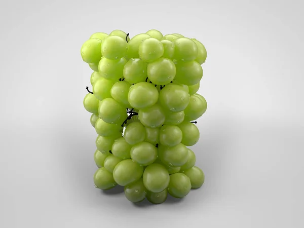 Cluster of grapes with a cylinder shape — Stock Photo, Image