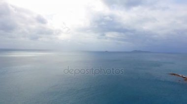 Hint Okyanusu, Praslin Adası, Seyşeller 1 havadan görünümü