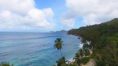 Anse Takamaka Bay 1, ada Mahe, Seyşel Adaları Hava görünümünü