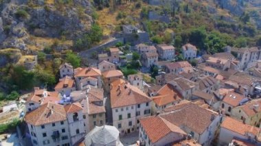 Kotor Old Town, Karadağ 1 hava Panoraması