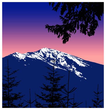 dağların Panoraması.