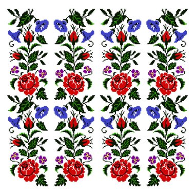 Buket çiçek renk. Desen.