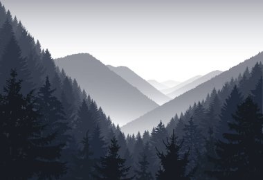 dağların Panoraması.