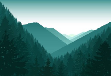 dağların Panoraması.