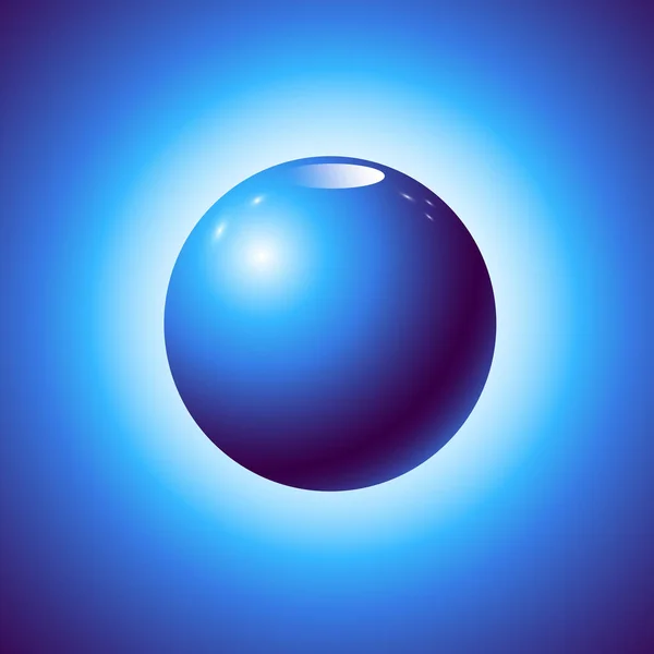3d sphere logo — Stock Vector