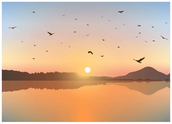 Egzotik adada günbatımı 