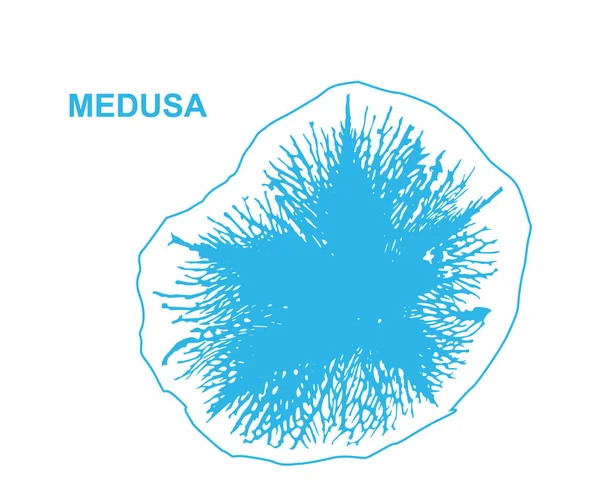 Logotipo resumo da medusa . — Fotografia de Stock