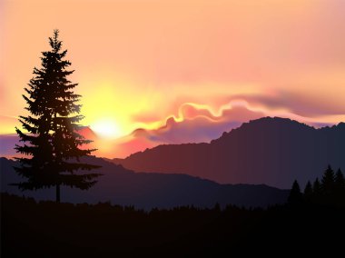 dağların Panoraması.