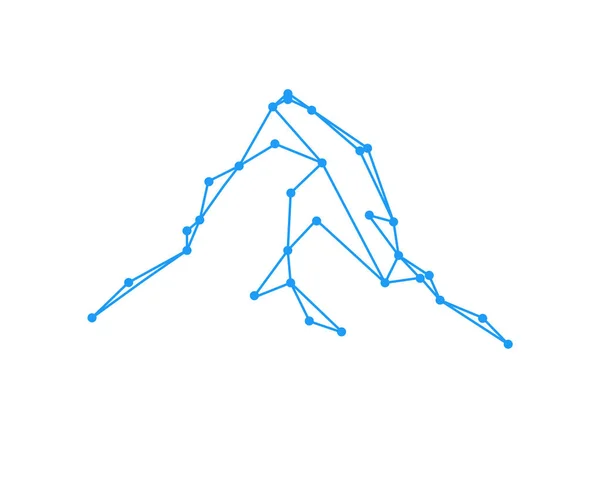 Imagem logotipo da montanha — Fotografia de Stock