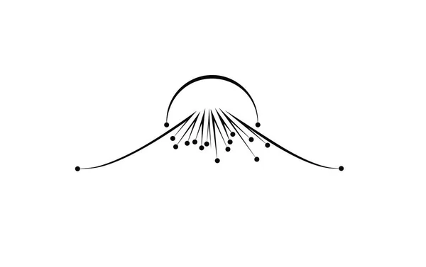 Изображение горы логотип — стоковое фото